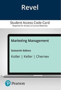 Cover: Revel for Marketing Management -- Access Card - Pearson