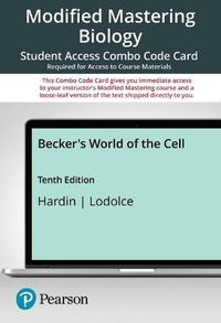 Enlarge image Cover: Modified Mastering Biology with Pearson Etext -- Combo Access Card -- For Becker's World of the Cell- 24 Months - Pearson