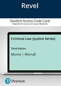 Cover: Revel for Criminal Law (Justice Series) -- Access Card - Pearson