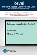 Cover: Revel for Criminal Law (Justice Series) -- Combo Access Card - Pearson