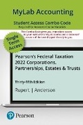 Cover: Mylab Accounting with Pearson Etext -- Combo Access Card -- For Pearson's Federal Taxation 2022 Corporations, Partnerships, Estates & Trusts -- 24 Months - Pearson