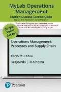 Cover: Mylab Operations Management with Pearson Etext -- Combo Access Card -- For Operations Management - Pearson
