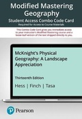Cover: Modified Mastering Geography with Pearson Etext -- Combo Access Card -- For McKnight's Physical Geography - Pearson