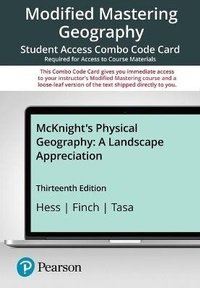 Enlarge image Cover: Modified Mastering Geography with Pearson Etext -- Combo Access Card -- For McKnight's Physical Geography - Pearson