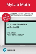 Cover: Mylab Math with Pearson Etext -- Access Card -- For Excursions in Modern Mathematics (24 Months) - Pearson