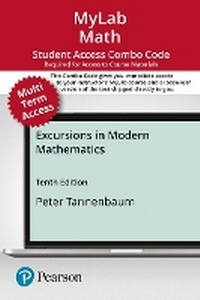 Enlarge image Cover: Mylab Math with Pearson Etext -- Combo Access Card -- For Excursions in Modern Mathematics (24 Months) - Pearson