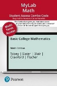 Enlarge image Cover: Mylab Math with Pearson Etext -- Combo Access Card -- For Basic College Mathematics (24 Months) - Pearson