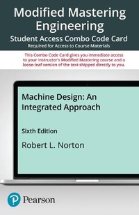 Enlarge image Cover: Modified Mastering Engineering with Pearson Etext -- Combo Access Card -- For Machine Design - Pearson