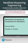 Cover: Modified Mastering Engineering with Pearson Etext -- Combo Access Card -- For Elementary Surveying - Pearson