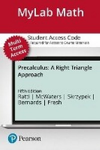 Enlarge image Cover: Mylab Math with Pearson Etext -- 24-Month Access Card -- For Precalculus - Pearson
