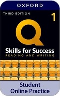 Cover: Q Skills for Success Level 1 Reading and Writing iQ Online Practice - Oxford University Press
