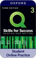 Cover: Q Skills for Success Level 3 Reading and Writing iQ Online Practice - Oxford University Press