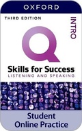 Cover: Q Skills for Success Intro Listening and Speaking iQ Online Practice - Oxford University Press