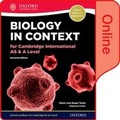 Cover: Biology in Context for Cambridge International AS & A Level - Oxford University Press