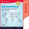 Cover: Economics for Cambridge International AS and A Level Online Student Book (First Edition) - Oxford University Press