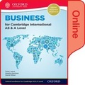 Cover: Business for Cambridge International AS & A Level Online Student Book - Oxford University Press