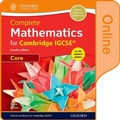 Cover: Complete Mathematics for Cambridge IGCSE (R) Online Student Book (Core) - Oxford University Press