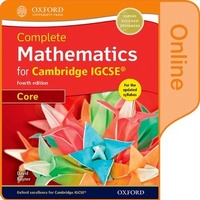 Enlarge image Cover: Complete Mathematics for Cambridge IGCSE (R) Online Student Book (Core) - Oxford University Press
