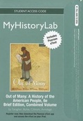 Cover: NEW MyLab History with Pearson eText -- Standalone Access Card -- for Out of Many, Brief - Pearson