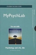 Cover: NEW MyLab Psychology without Pearson eText -- Standalone Access Card -- for Psychology and Life - Pearson