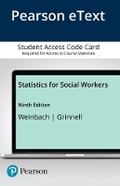 Cover: Statistics for Social Workers -- Enhanced Pearson eText - Pearson