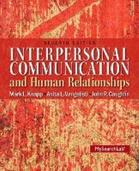 Enlarge image Cover: MyLab Search with Pearson eText -- Standalone Access Card -- for Interpersonal Communication & Human Relationships - Pearson