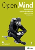 Cover: Open Mind British edition Elementary Level Student Online Workbook - Macmillan Education