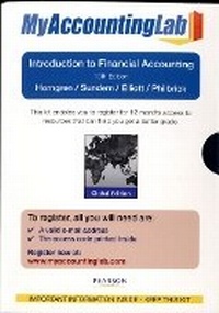 Enlarge image Cover: Student Access Card for Introduction to Financial Accounting Global Edition - Pearson Education
