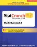 Cover: statCrunch -- Standalone Access Card (12-month access) - Pearson