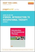 Cover: Introduction to Occupational Therapy - Elsevier eBook on Intel Education Study (Retail Access Card) - Mosby