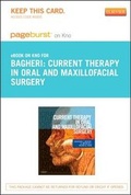 Cover: Current Therapy in Oral and Maxillofacial Surgery- Elsevier eBook on Intel Education Study (Retail Access Card) - Saunders