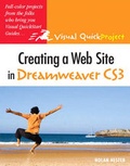 Cover: Creating a Website in Dreamweaver CS3 - Peachpit Press Publications