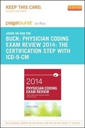 Cover: Part - Physician Coding Exam Review 2014 - Pageburst E-Book on Kno (Retail Access Card) - Saunders