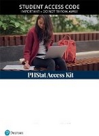 Enlarge image Cover: PHStat Access Kit for Statistics - Pearson