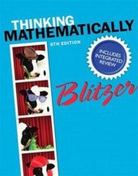 Enlarge image Cover: Thinking Mathematically with Integrated Review and Learning Guide Plus New Mylab Math with Pearson Etext -- Access Card Package - Pearson