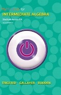 Enlarge image Cover: MyLab Math eCourse for Trigsted/Gallaher/Bodden Intermediate Algebra -- Access Card - Pearson