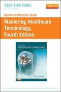 Cover: Medical Terminology Online for Mastering Healthcare Terminology (Retail Access Card) - Mosby