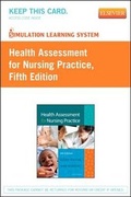 Cover: Health Assessment for Nursing Practice Simulation Learning System Access Code - Mosby