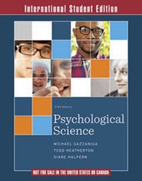 Enlarge image Cover: Psychological Science - WW Norton & Co