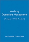 Cover: Webct to Accompany Operations Management Wsj Handbook Package - Wiley