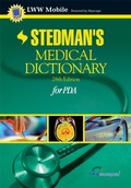 Cover: Stedman's Medical Dictionary for PDA - Lippincott Williams and Wilkins