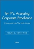Cover: Ten P's - A Download from the 2003 Annual: Vol 2, Consulting - Jossey-Bass