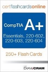 Enlarge image Cover: CompTIA A+ Flash Cards Online Student Access Code Card - Pearson It Certification
