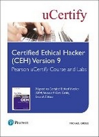 Enlarge image Cover: Certified Ethical Hacker (CEH) Version 9 Pearson uCertify Course and Labs Access Card - Pearson It Certification