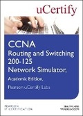 Cover: CCNA Routing and Switching 200-125 Network Simulator, Pearson uCertify Academic Edition Student Access Card - Pearson It Certification