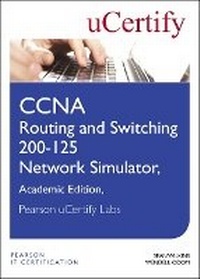 Enlarge image Cover: CCNA Routing and Switching 200-125 Network Simulator, Pearson uCertify Academic Edition Student Access Card - Pearson It Certification
