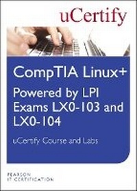 Enlarge image Cover: Linux+ Powered by LPI Exams LX-0-103 and LX0-104 uCertify Course and Lab Student Access Card - Pearson It Certification