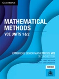 Cover: Mathematical Methods VCE Units 1&2 Digital Code - Cambridge University Press