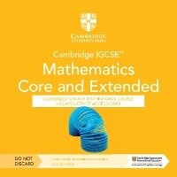 Enlarge image Cover: Cambridge IGCSE (TM) Mathematics Core and Extended Cambridge Online Mathematics Course - Class Licence Access Card (1 Year Access) - Cambridge University Press