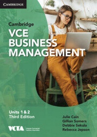 Enlarge image Cover: Cambridge VCE Business Management Units 1&2 Digital Code - Cambridge University Press